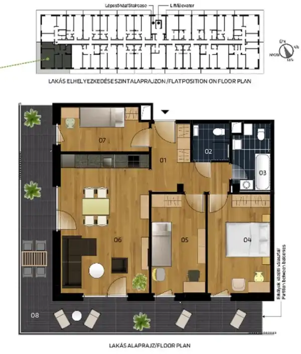 Eladó új építésű lakás, Vác 4 szoba 77 m² 99.9 M Ft