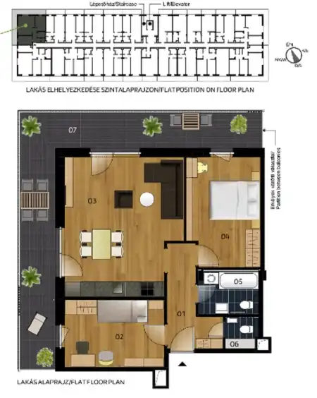 eladó új építésű lakás, Vác