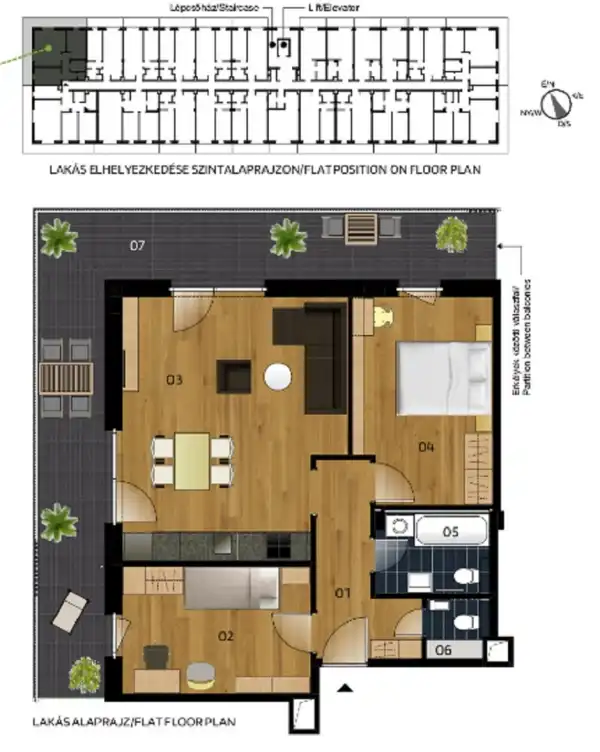 Eladó új építésű lakás, Vác 3 szoba 65 m² 92.9 M Ft