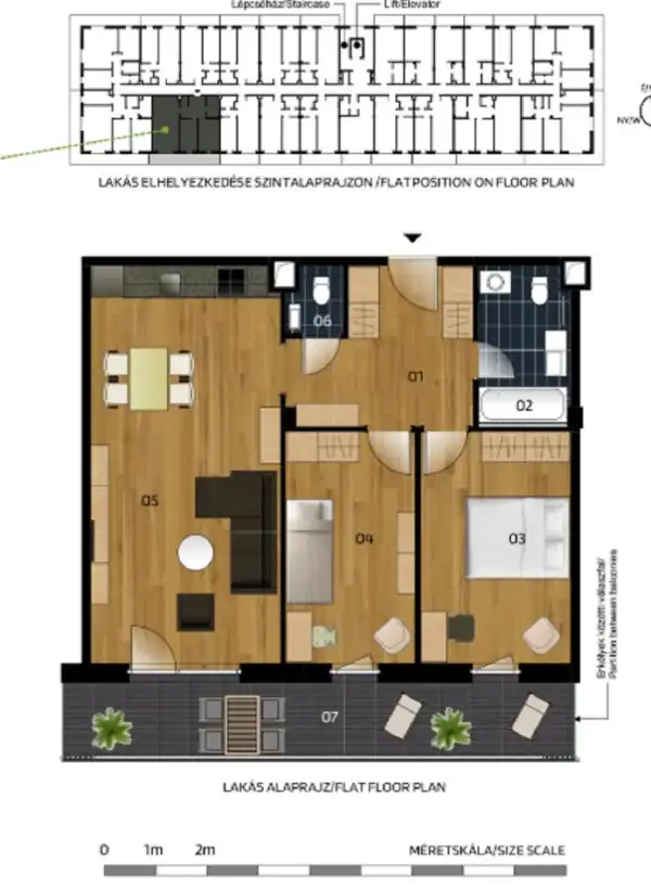 Eladó új építésű lakás, Vác 3 szoba 72 m² 95 M Ft