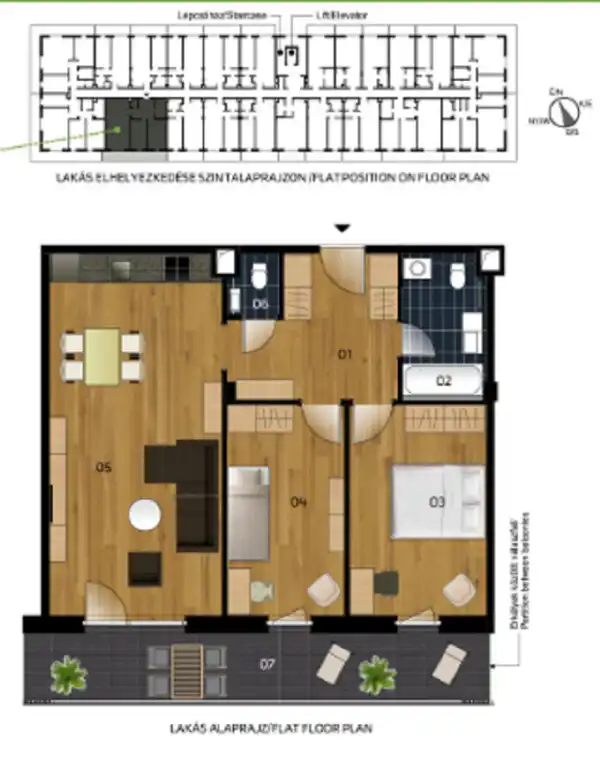 Eladó új építésű lakás, Vác 3 szoba 72 m² 95 M Ft