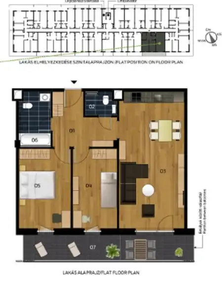 eladó új építésű lakás, Vác