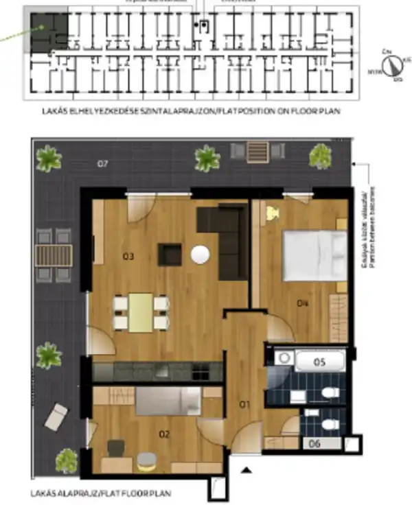 Eladó új építésű lakás, Vác 3 szoba 65 m² 92.9 M Ft