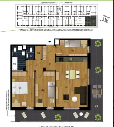 eladó új építésű lakás, Vác