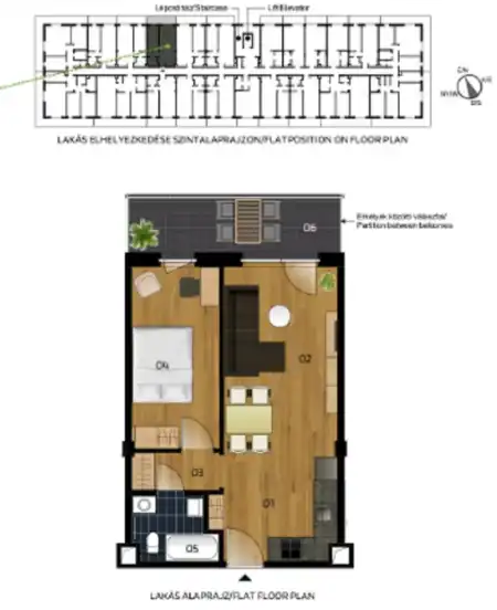 eladó új építésű lakás, Vác