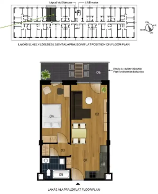 Eladó új építésű lakás, Vác 2 szoba 42 m² 60.7 M Ft