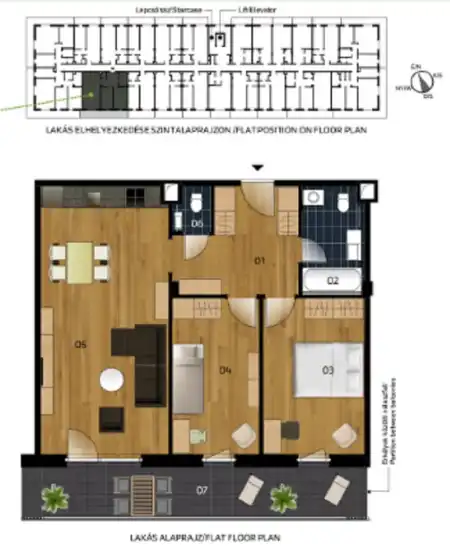 eladó új építésű lakás, Vác