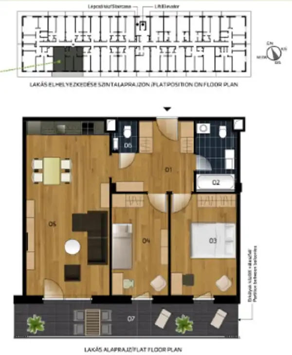 Eladó új építésű lakás, Vác 3 szoba 72 m² 99.9 M Ft