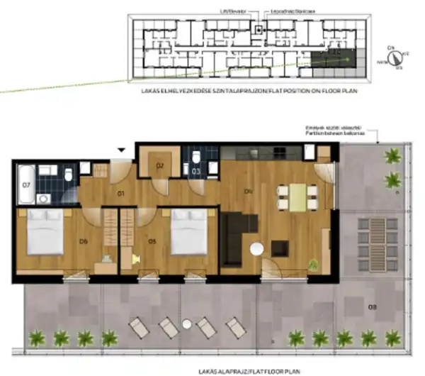 Eladó új építésű lakás, Vác 3 szoba 70 m² 100 M Ft