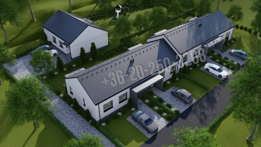eladó új építésű sorház, Tatabánya