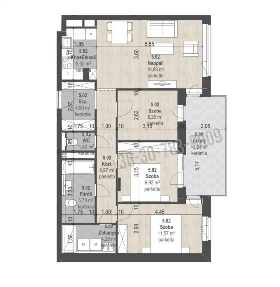 eladó új építésű téglalakás, Budapest, XIII. kerület