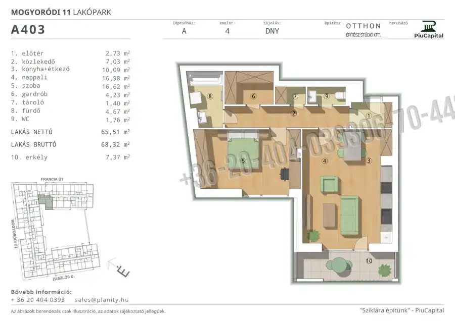 eladó új építésű téglalakás, Budapest, XIV. kerület