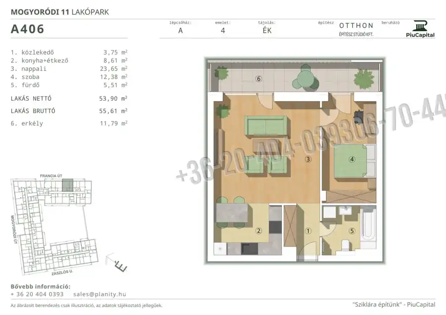 eladó új építésű téglalakás, Budapest, XIV. kerület