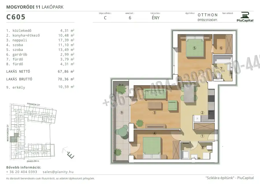 eladó új építésű téglalakás, Budapest, XIV. kerület