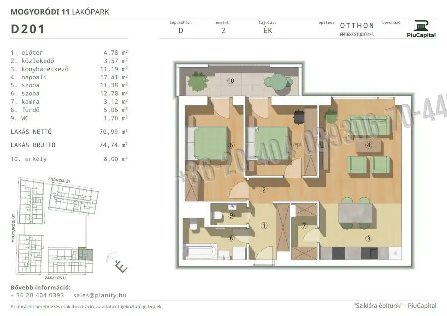 eladó új építésű téglalakás, Budapest, XIV. kerület