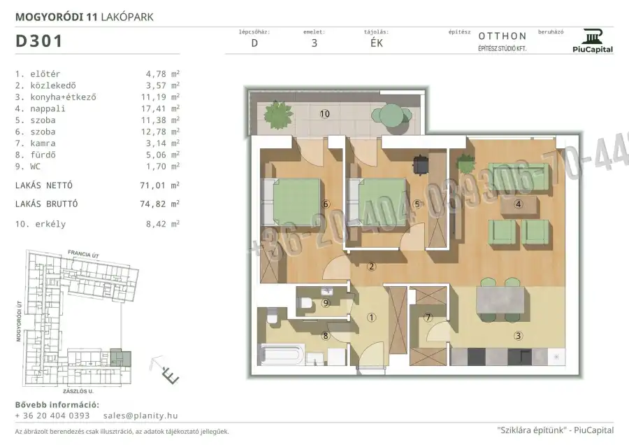 eladó új építésű téglalakás, Budapest, XIV. kerület