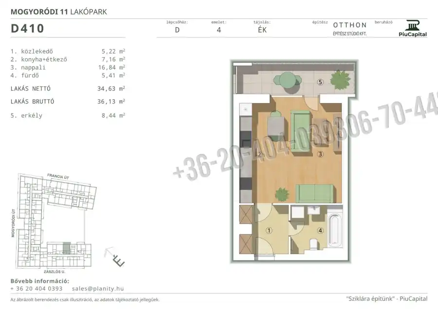 eladó új építésű téglalakás, Budapest, XIV. kerület