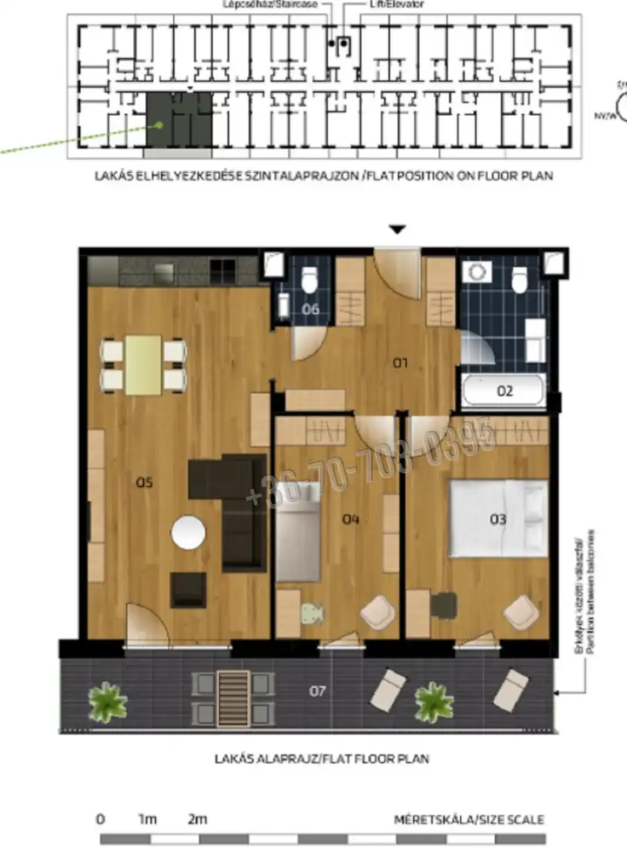 eladó új építésű téglalakás, Vác