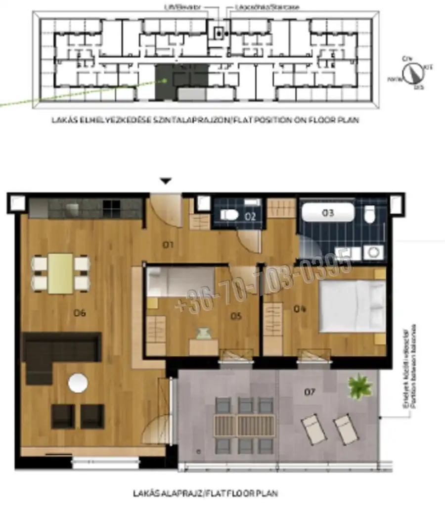 eladó új építésű téglalakás, Vác