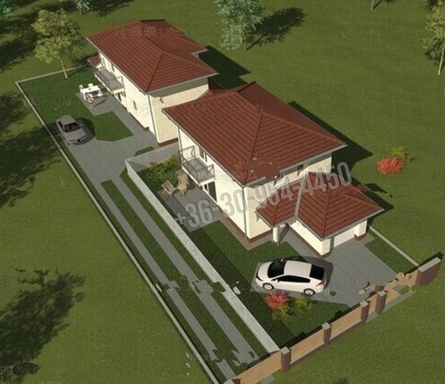 eladó újépítésű ikerház, Fót