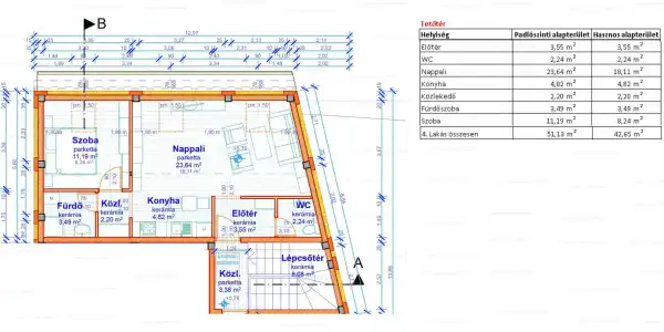 Eladó újépítésű lakás, Vác 1 szoba 29 m² 37.7 M Ft