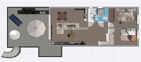 Eladó újszerű ingatlan, Tata 1+3 szoba 71 m² 89.9 M Ft
