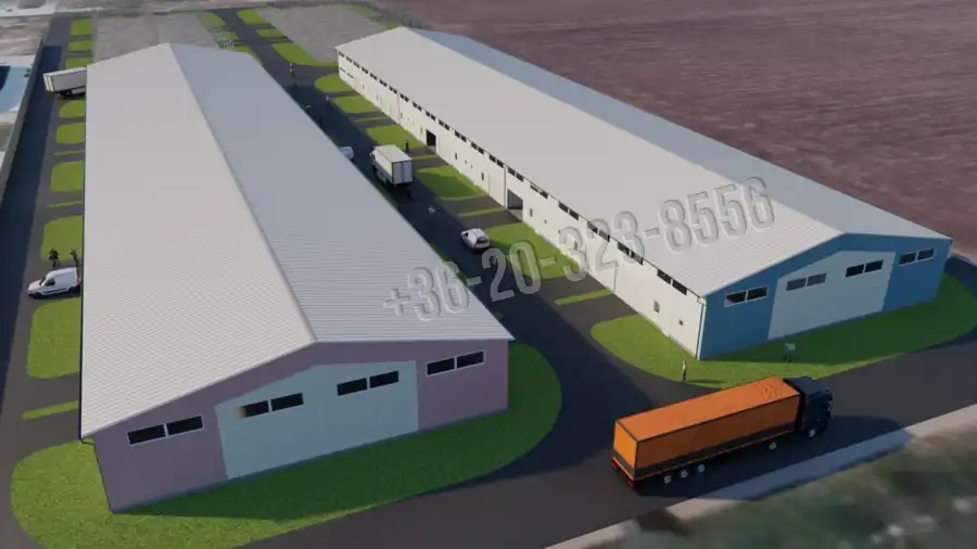 eladó újszerű ipari ingatlan, Nagytarcsa