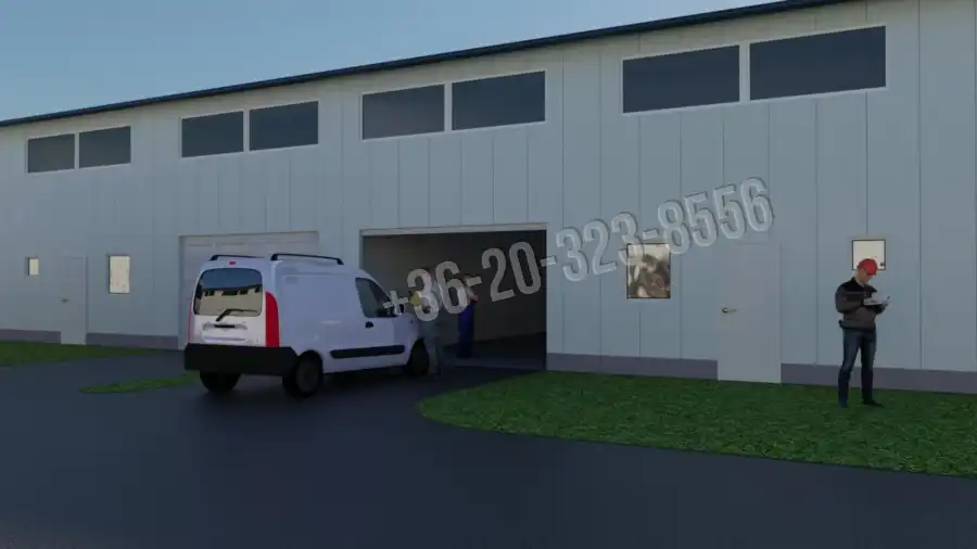 eladó újszerű ipari ingatlan, Nagytarcsa