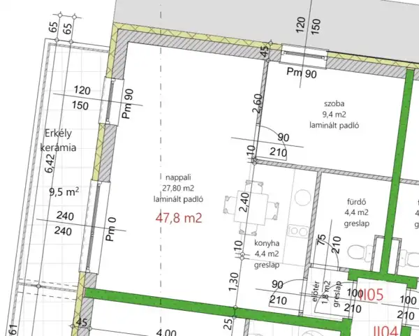 Eladó újszerű lakás, Vámosszabadi 2 szoba 47 m² 48.172 M Ft