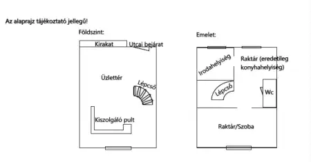 eladó üzlethelyiség utcai bejáratos, Dunaújváros