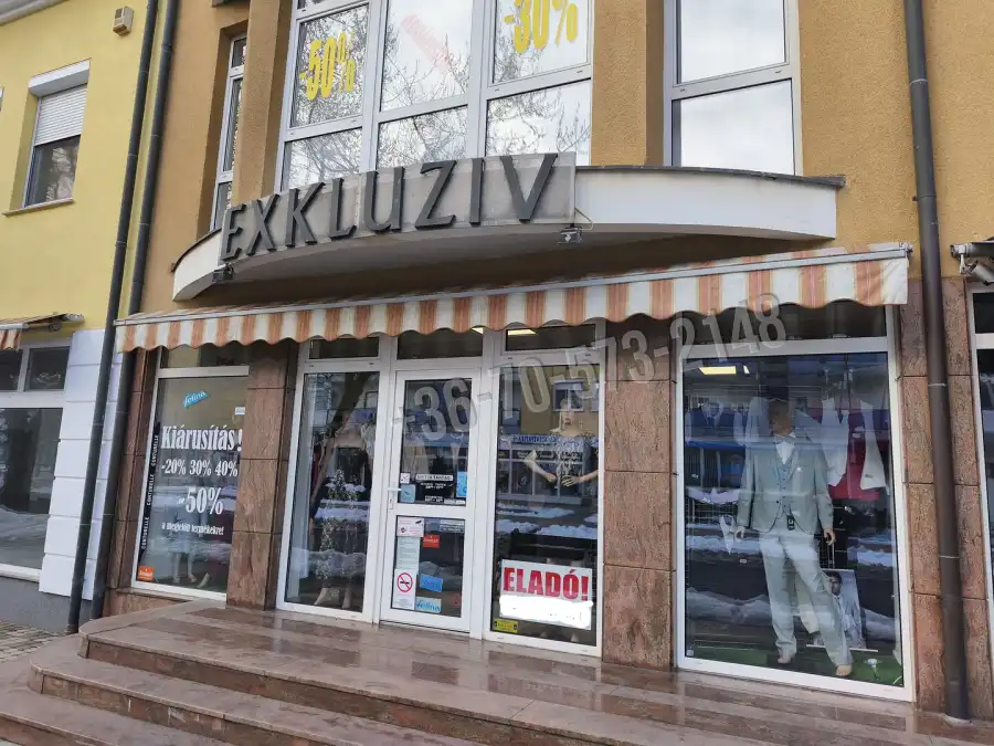 eladó üzlethelyiség üzletházban, Lenti