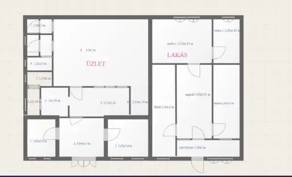 Eladó üzleti ingatlan, Orosháza 10 szoba 160 m² 17 M Ft