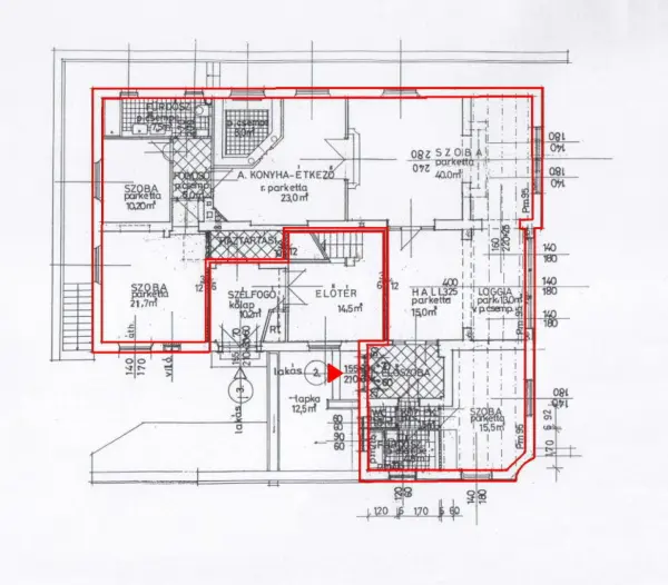 Kiadó lakás, Budapest, II. kerület 4 szoba 160 m² 1.1 M Ft/hó