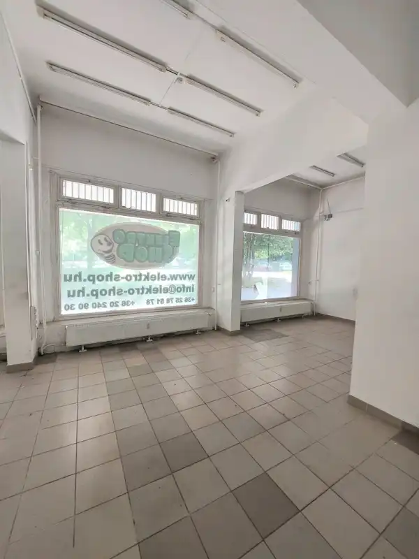 Kiadó üzlethelyiség utcai bejáratos, Dunaújváros 85 m² 250 E Ft/hó